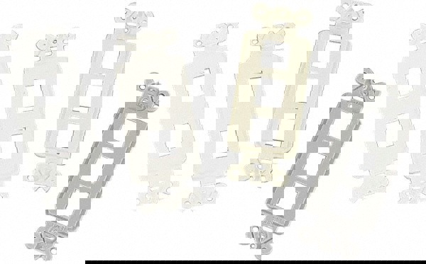 Wall Plates; Wall Plate Type: Outlet Wall Plates ; Color: White ; Wall Plate Configuration: Port ; Finish: Smooth ; Material: Thermoplastic ; Shape: Rectangle